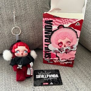 Skullpanda keyring dolls